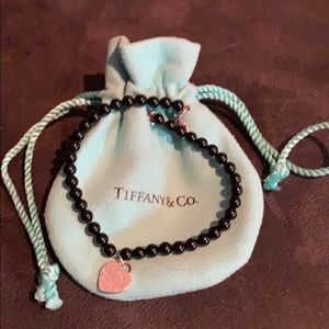 The Return to Tiffany Black Onyx Bead Bracelet